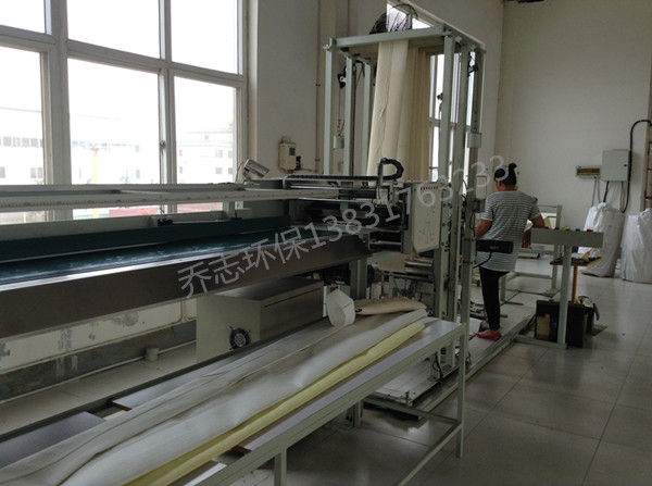 除塵布袋生產(chǎn)車間